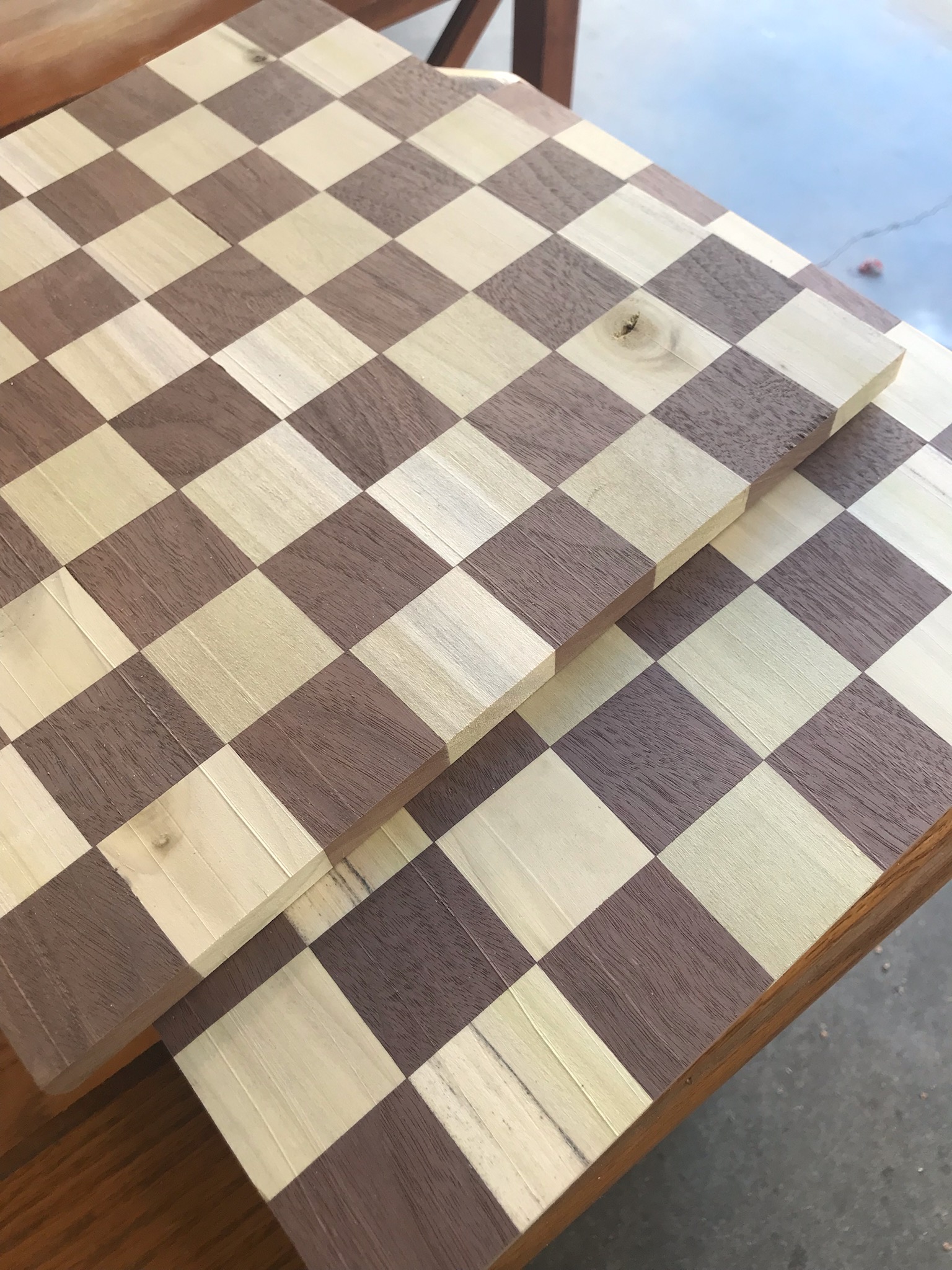 a custom chess board